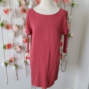 Rust tunic dress